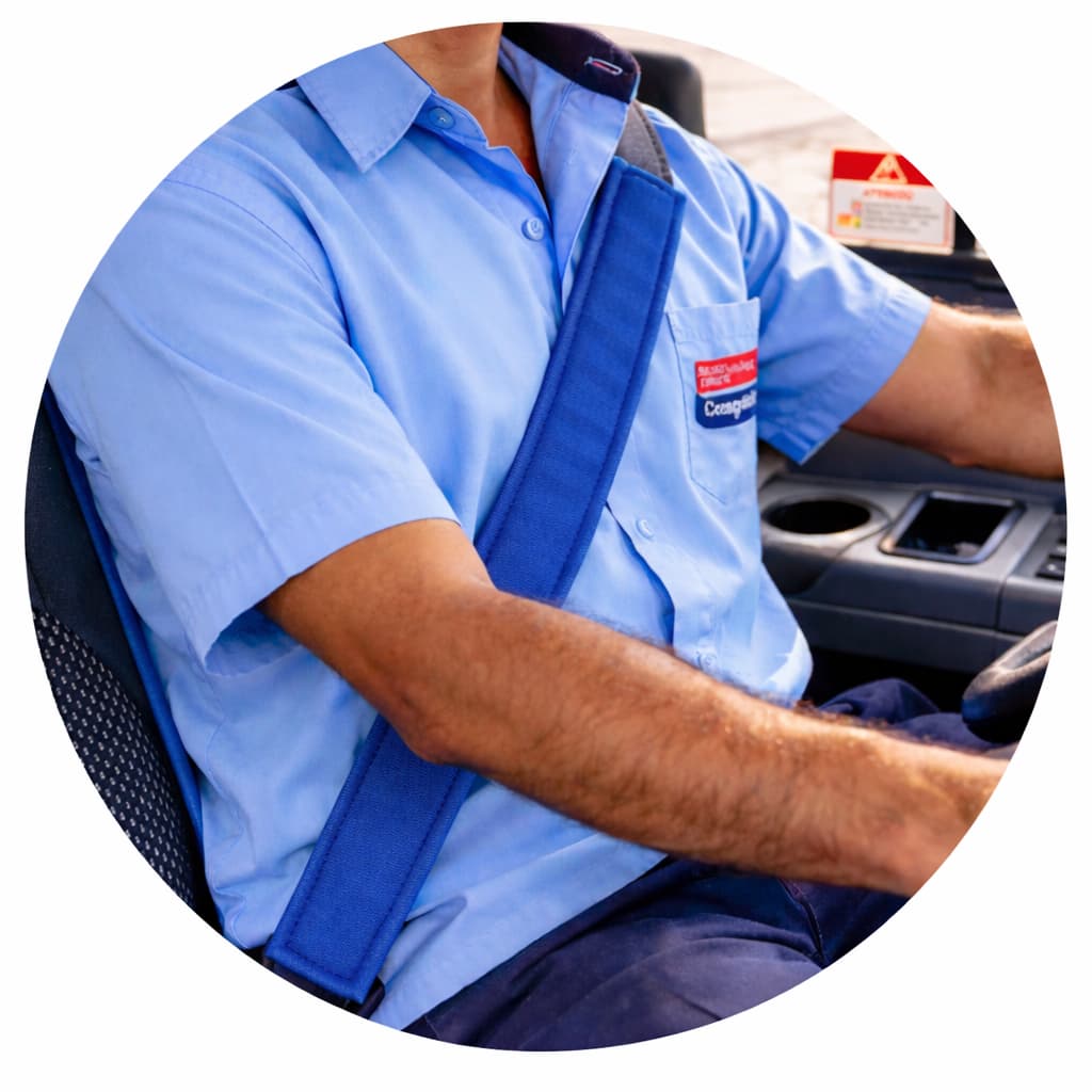 CAPA DE CINTO ÔNIBUS, CAMINHÃO, MICRO-ŌNIBUS 80CM TECIDO OXFORD COM ZIPER (UNIDADE)