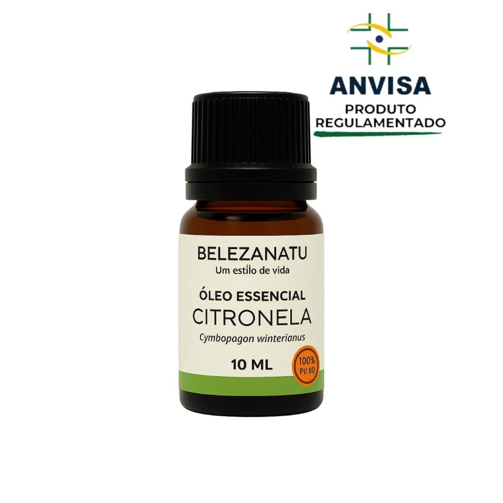 ÓLEO ESSENCIAL DE CITRONELA 10ML 100% PURO BELEZANATU