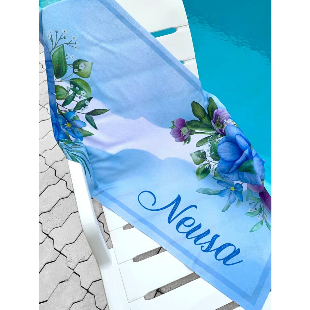 Toalha de Praia Personalizada - Frésia