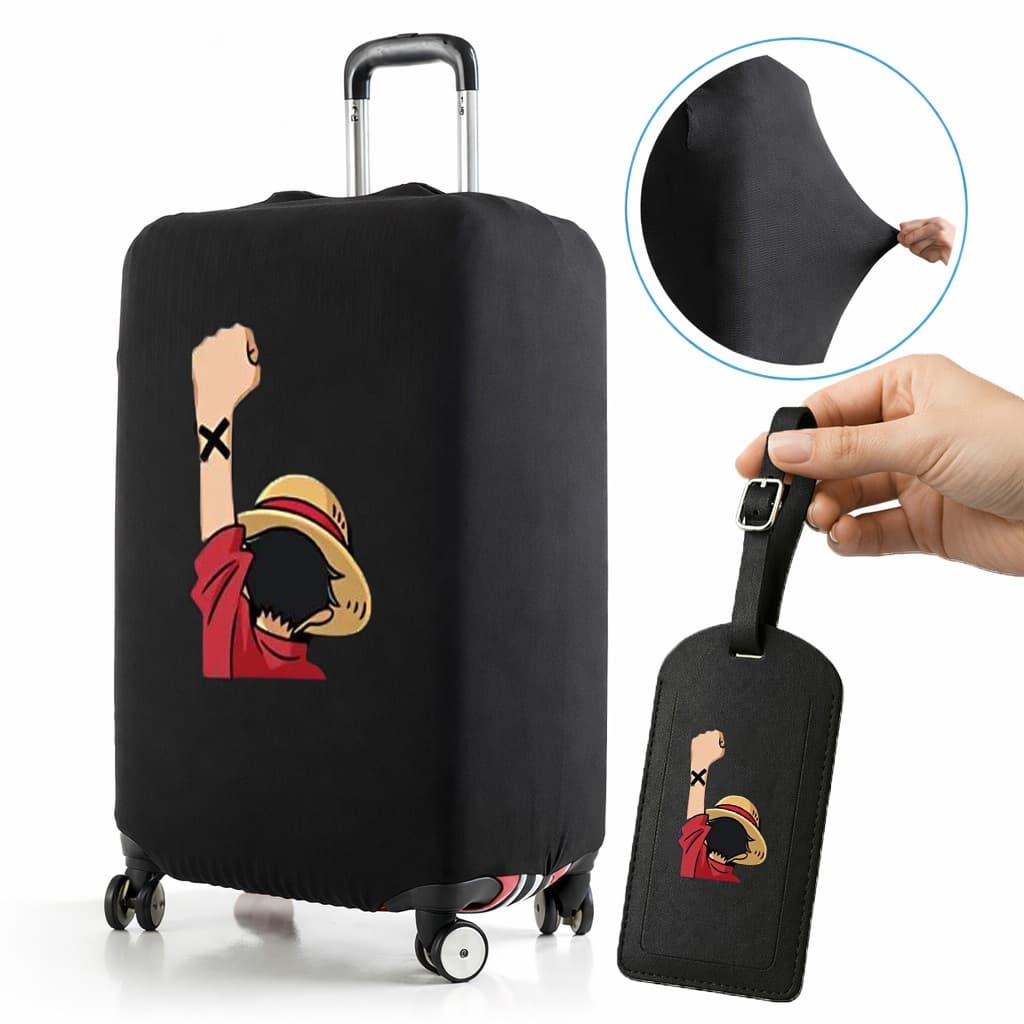 Capa De Mala 8 a 23KG P-M-G Personalizada Anime One Protetor Bagagem Para Viagem Protetora Grande