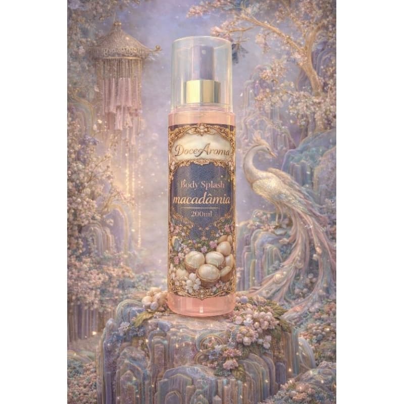 ✨ Body Splash Macadâmia - 200ml - Toque de Luxo e Magia na sua Pele! ✨