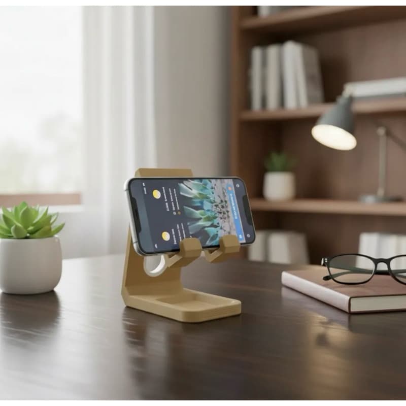 Suporte de Celular Mesa Universal 3D Compacto