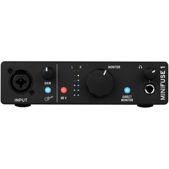Arturia MiniFuse 1 - Interface de áudio USB compacta com software criativo