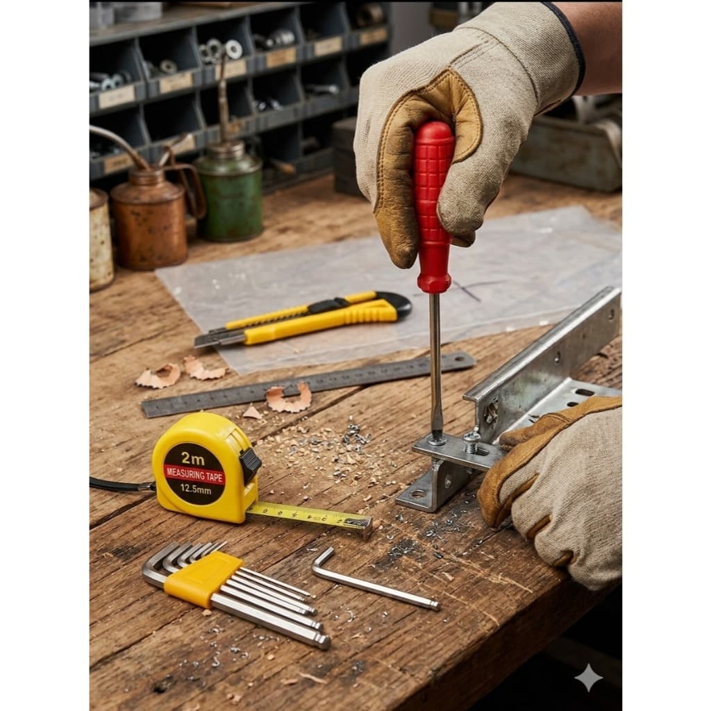 Kit de Ferramentas Com Trena Chave de Fenda Chave Phillips Estilete Jogo de Chaves Allen Para Manutenção