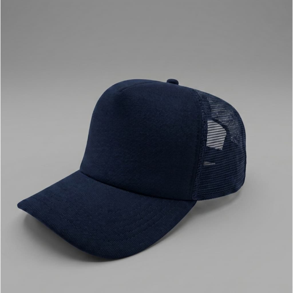 Bone Trucker Tela Azul Marinho Cassual Barato Unissex
