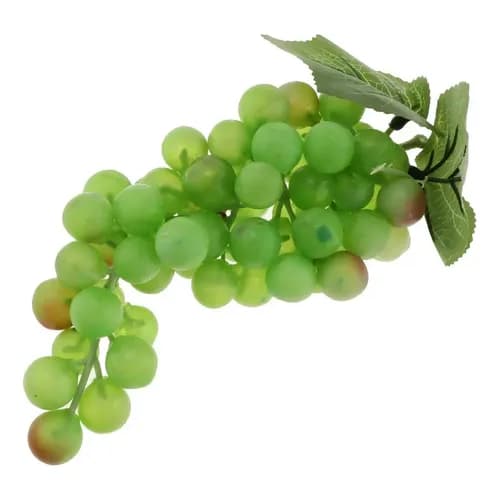 Cacho Uva Artificial X45 Verde Realista Decorativa Fruteira Decoração Cozinha Vitrine