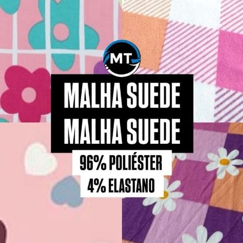 4 Metros Tecido Malha Suede X 1,60 Mts Largura