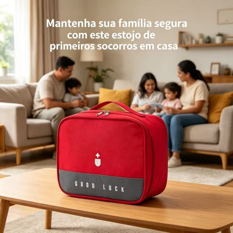 Bolsa Primeiros Socorros Necessaire Organizadora Emergência SOS