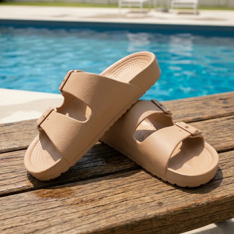 Chinelo Slide Birken com Palmilha Massageadora e Estilo Casual