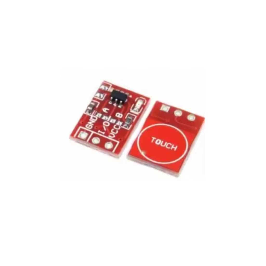 10 PÇS  Módulo Sensor Touch Capacitivo TTP223 Vermelho - Módulo Interruptor botão toqueArduino, ESP32 ESP8266 e projetos