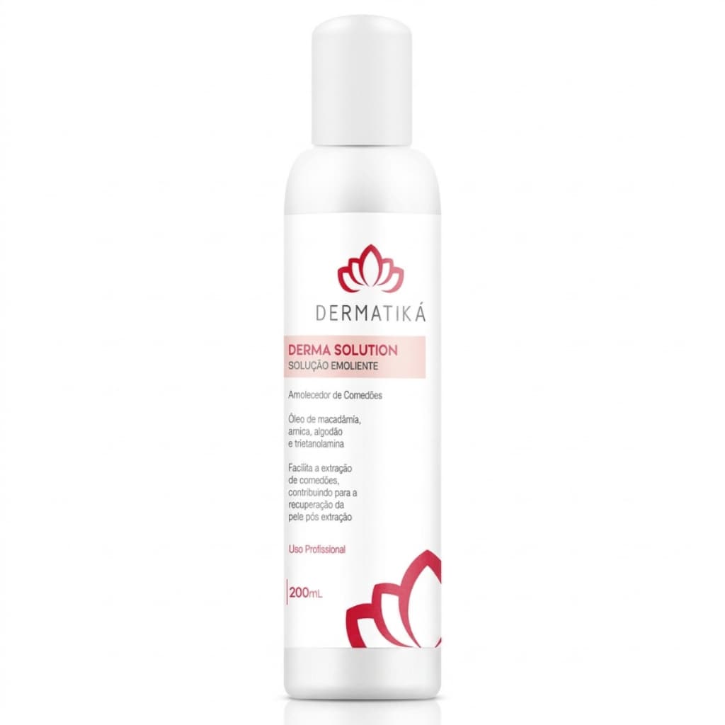 Derma Solution Solução Emoliente Facial 200ml Dermatiká