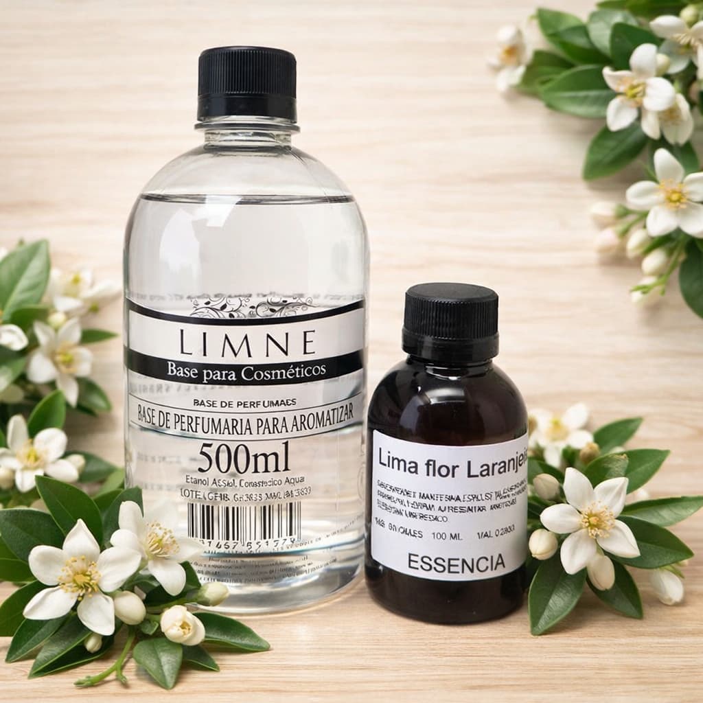 Kit Essencia100ml Base de Aromatizador 500ml Para Ambiente