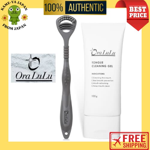 OraLuLu Gel Limpador de Língua 100g + Escova | Gel Transparente | Sensação Refrescante