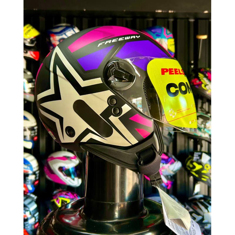 CAPACETE INFANTIL PEELS FREEWAY - STARS TAM 54