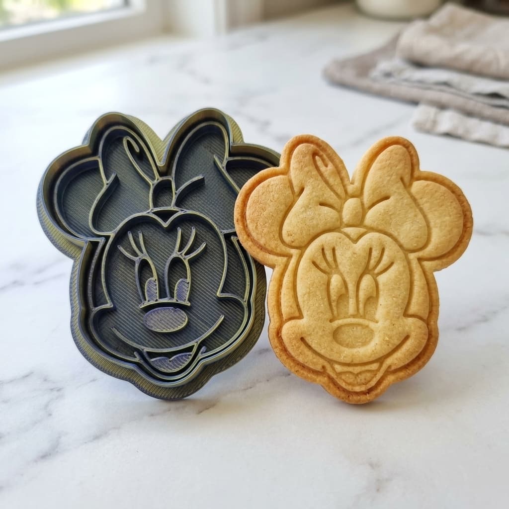 Cortador Biscoito Minnie Confeitaria Fondant Pasta Americana Alta Precisão