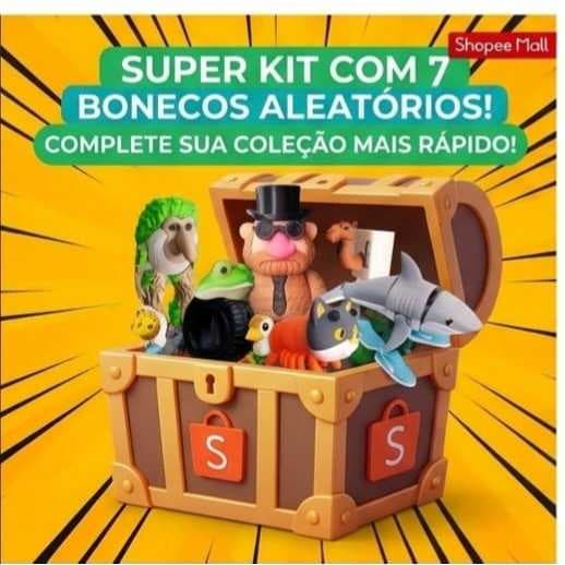 Caixa Surpresa Boneco Meme Viral Brainrot 2026, Colecionavél Brinquedo GEEK