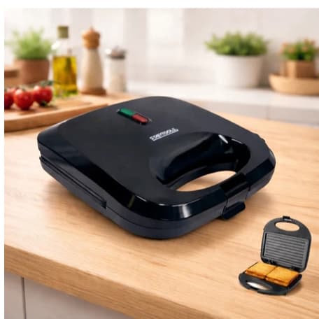 🔥 Sanduicheira Grill Elétrica 2 em 1 750W 127V – Antiaderente com Prensa Dupla