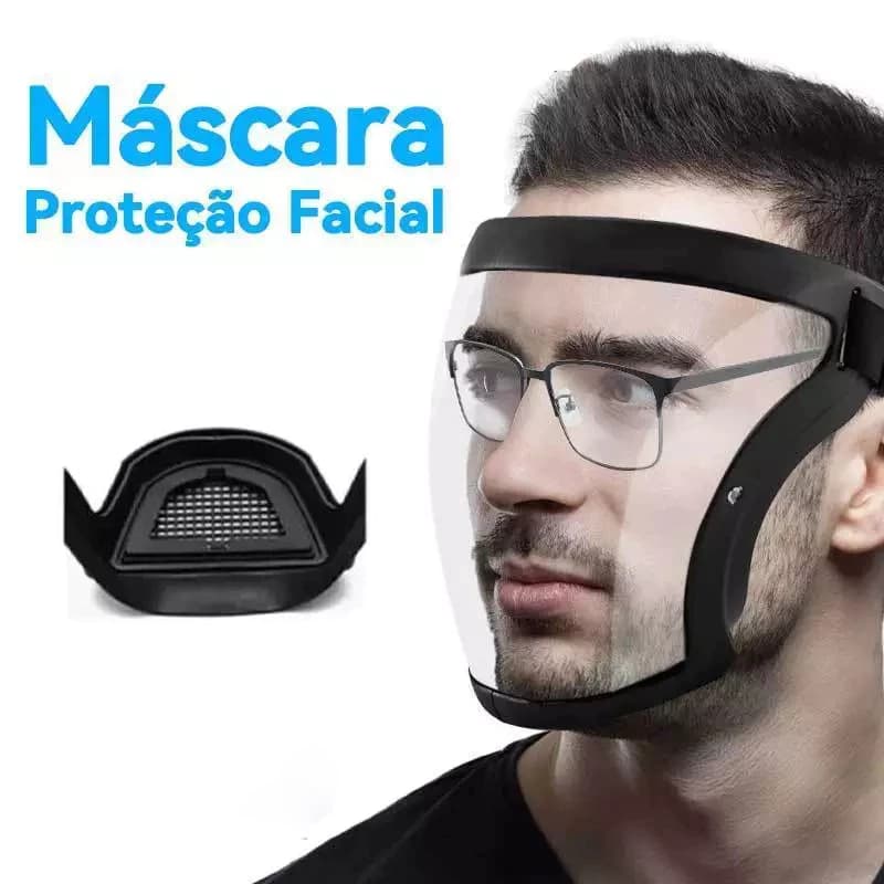 Máscara Transparente com Proteção PM2.5 | Ideal para Uso Diário e Profissional
