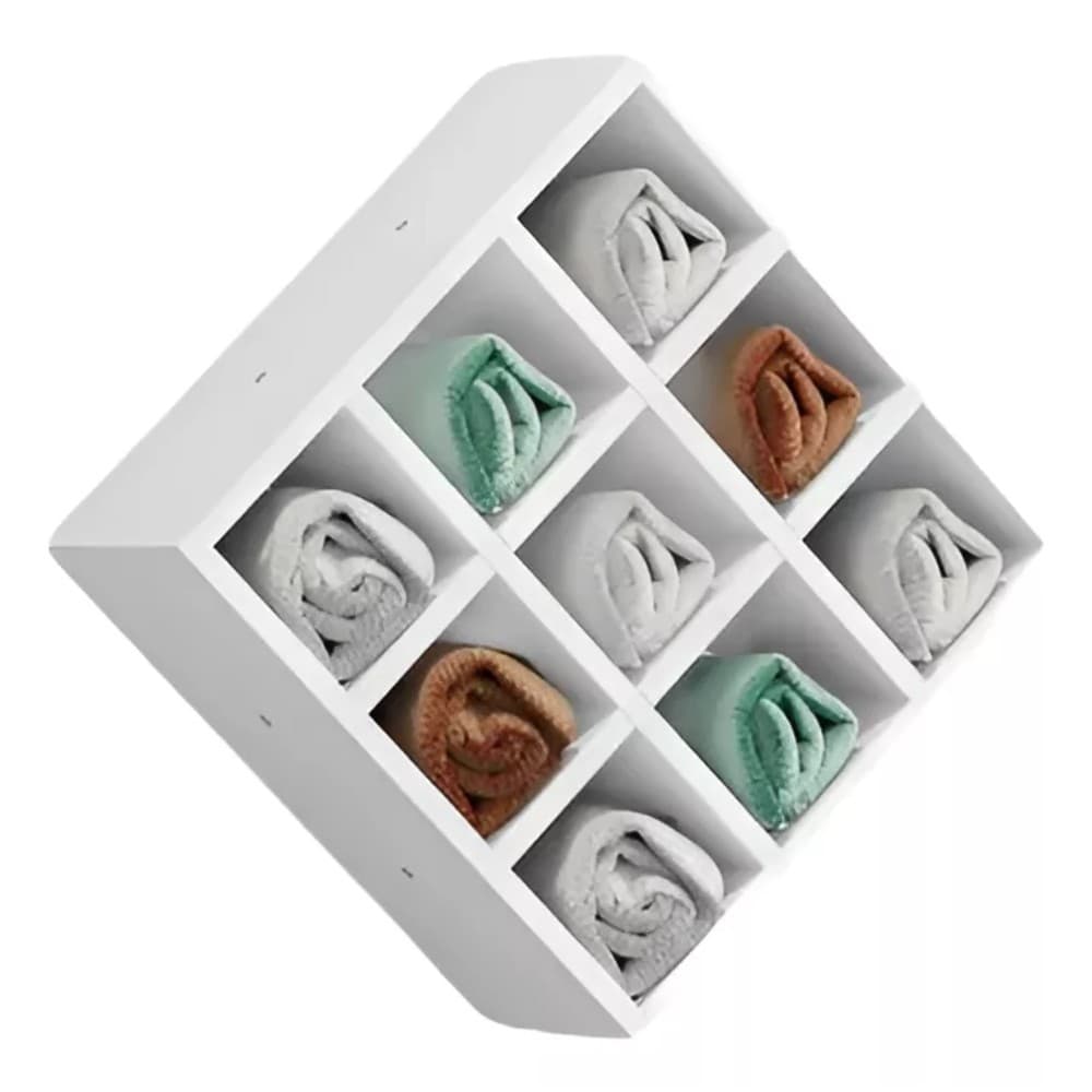 Porta Brinquedos ou toalhas 9 lugares Branco