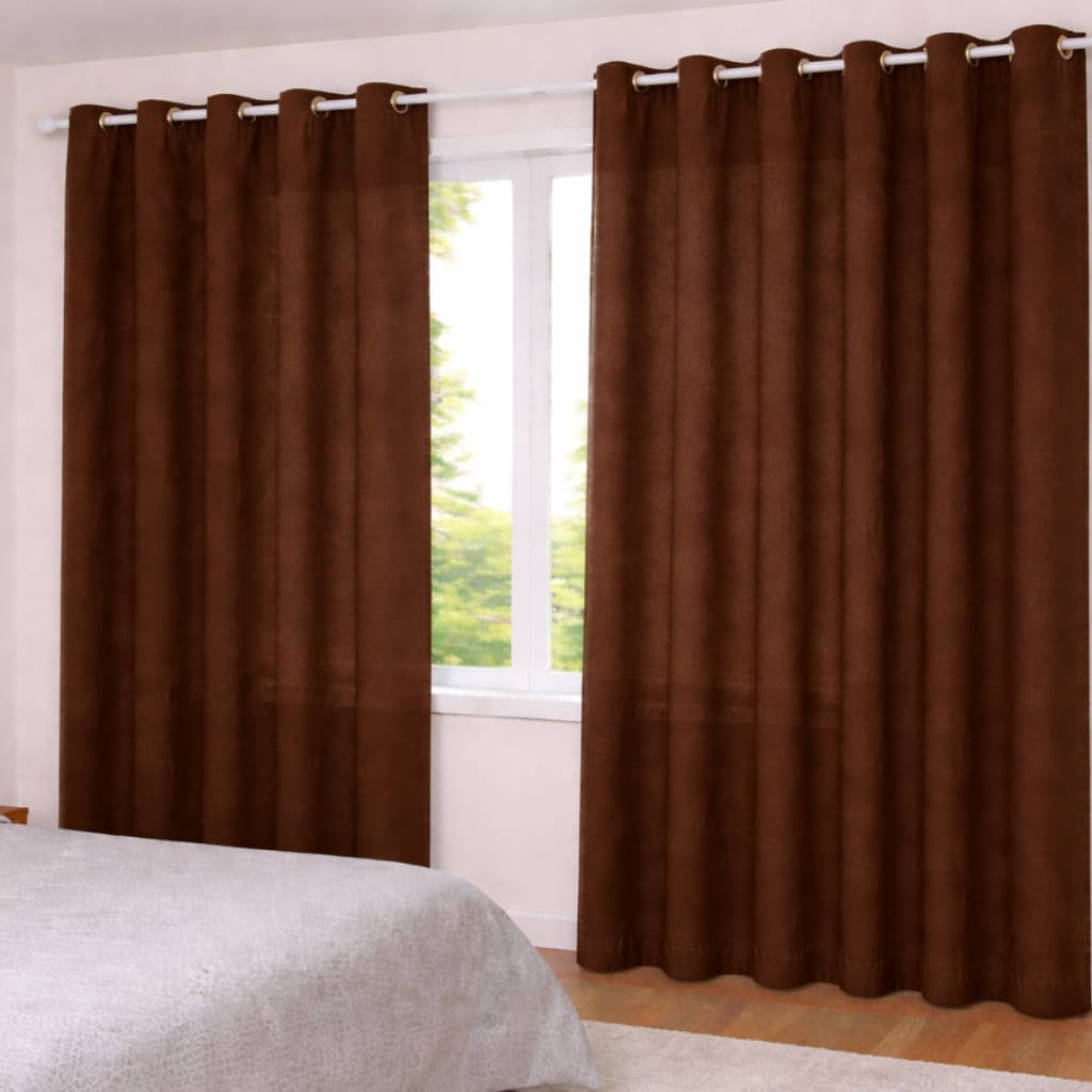 Cortina Microfibra 2,20x1,75 com Ilhós Sala e Quarto Moderna e Fácil de Instalar