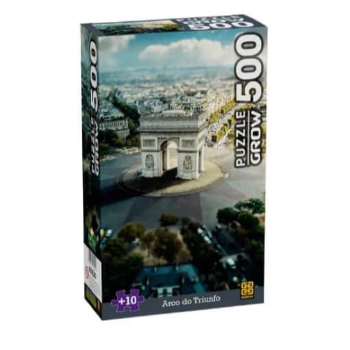 Quebra Cabeça Puzzle Arco Do Triunfo 500 Peças Grow 4552