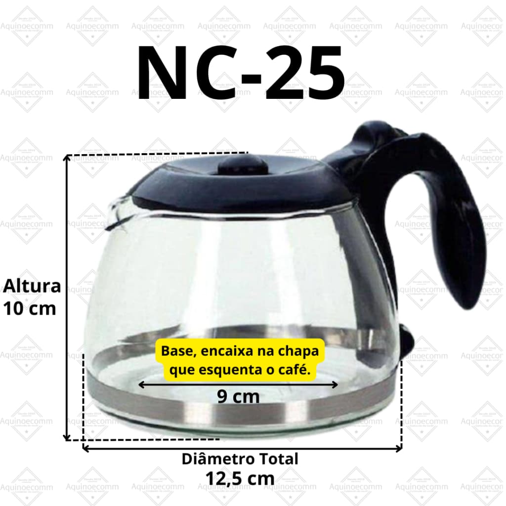 Jarra Para Cafeteira Pratic 17 Cafés/Xícaras Modelo NC-25