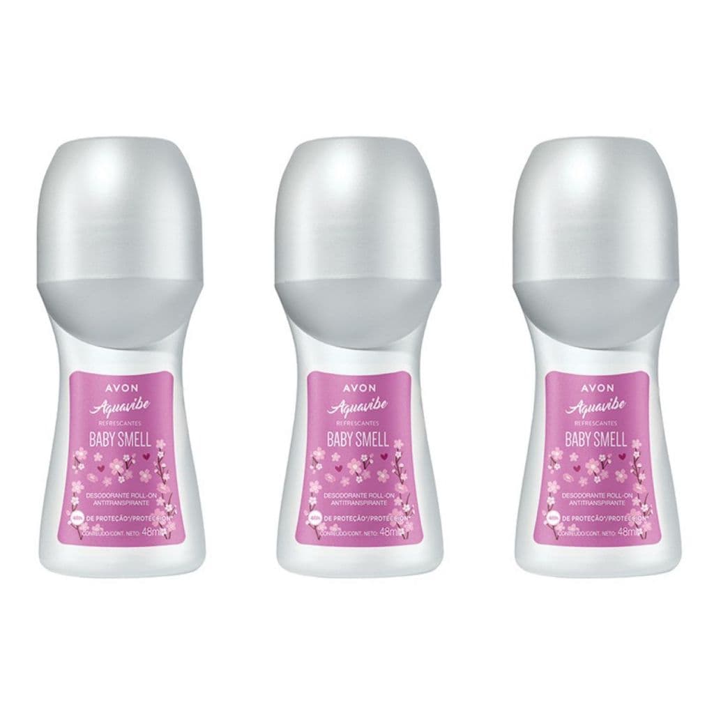 Roll On Avon Baby Smell Kit com 3/5/9 unidades (48 ml)- PRODUTO ORIGINAL