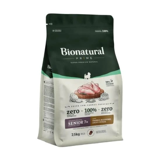 Bionatural Senior Raças Pequenas 2,5 Kg Frango