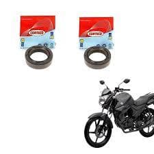 PAR RETENTOR BENGALA  YBR 125 FAZER 150 YES 125 CORTECO ALTA VEDAÇÃO DURÁVEL ORIGINAL TOP