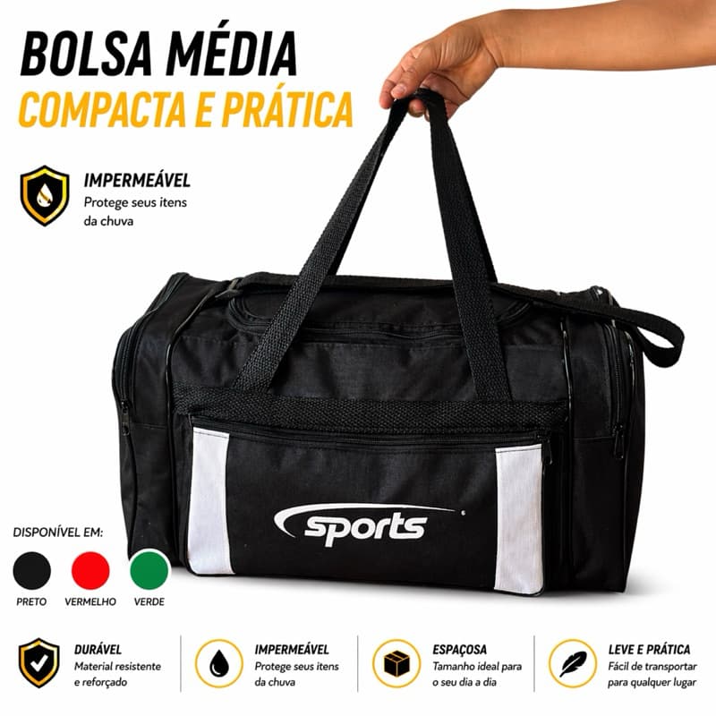 Bolsa de Viagem Impermeável Reforçada