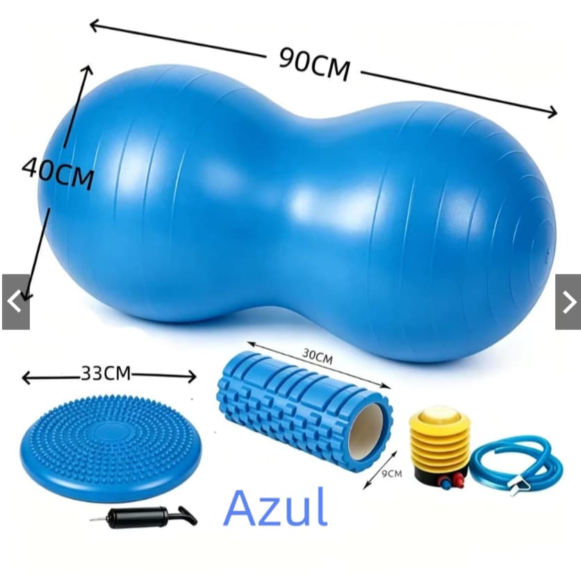 Almofada Disco Equilíbrio 33cm Inflável 200kg Exercícios Fitness Roller Liberação Miofascial Soltura