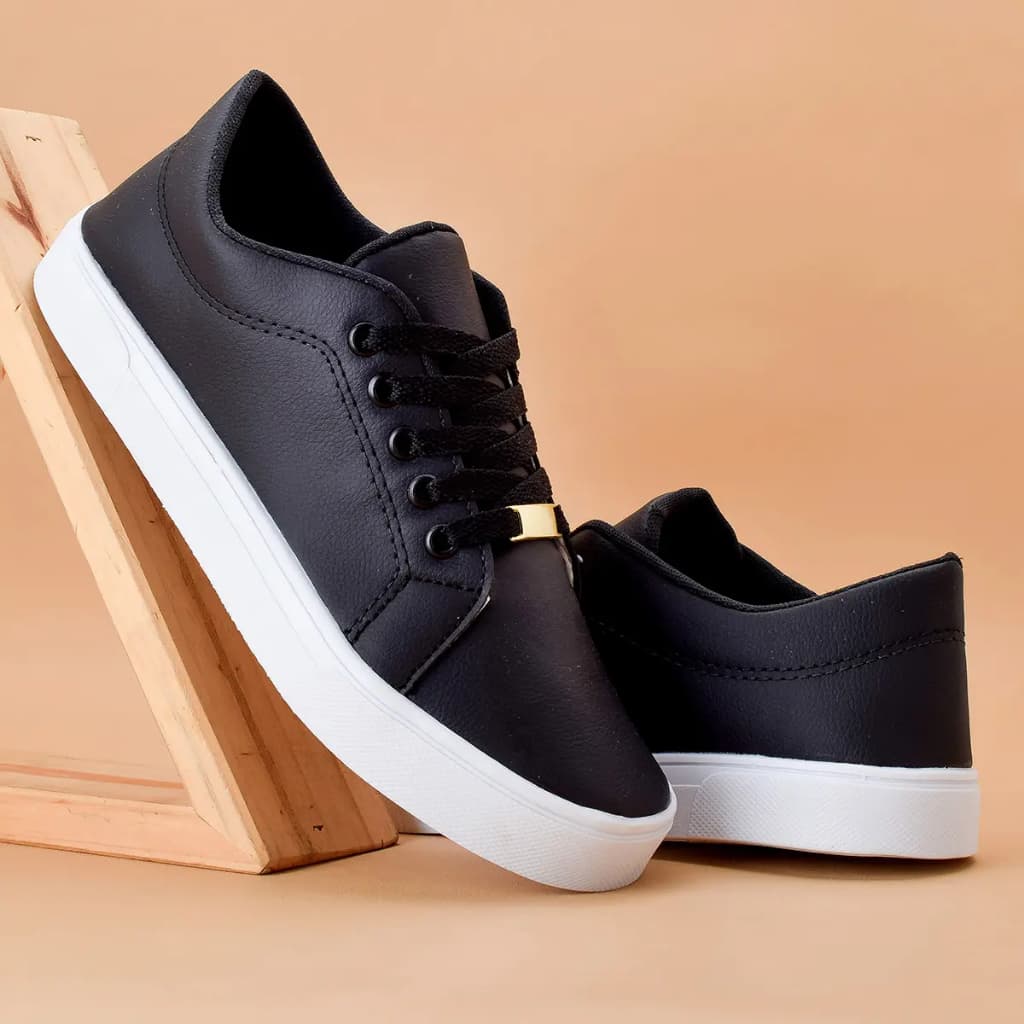 Sapatênis Casual Feminino Estilo Sofisticado Moderno