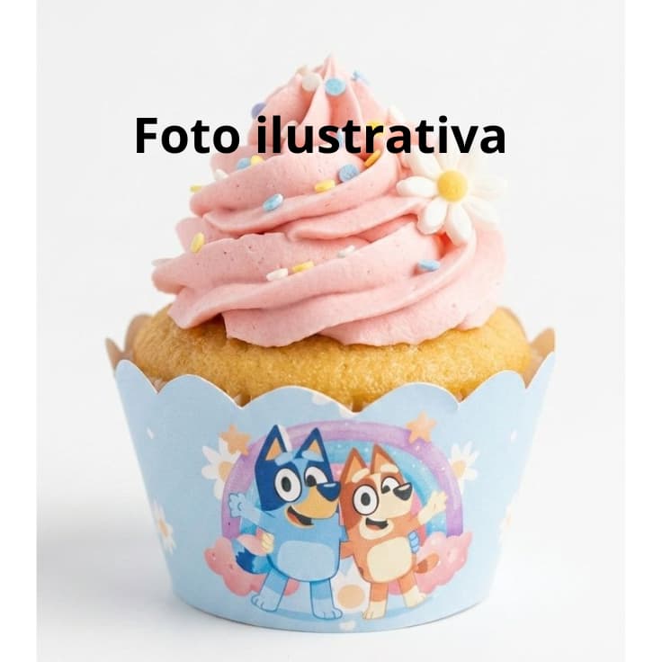 Kit Saia/Wrappers para Mini Cupcake  - Com 20, 30, 40 e 50 unidades. TODOS OS TEMAS
