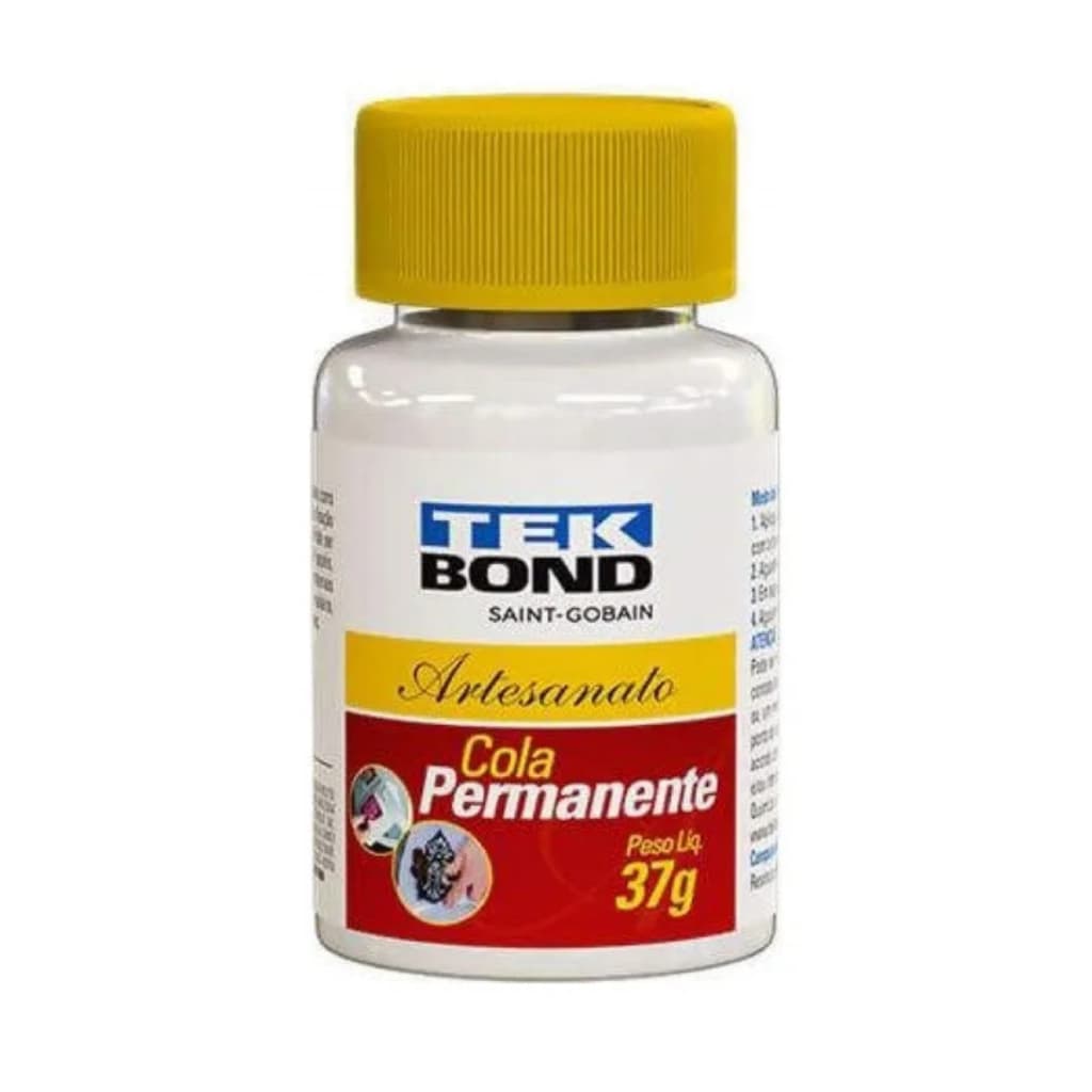 Cola Têxtil Tekbond 37g Fixação Forte Para Roupas Customização Costura Criativa Reparos em Tecido