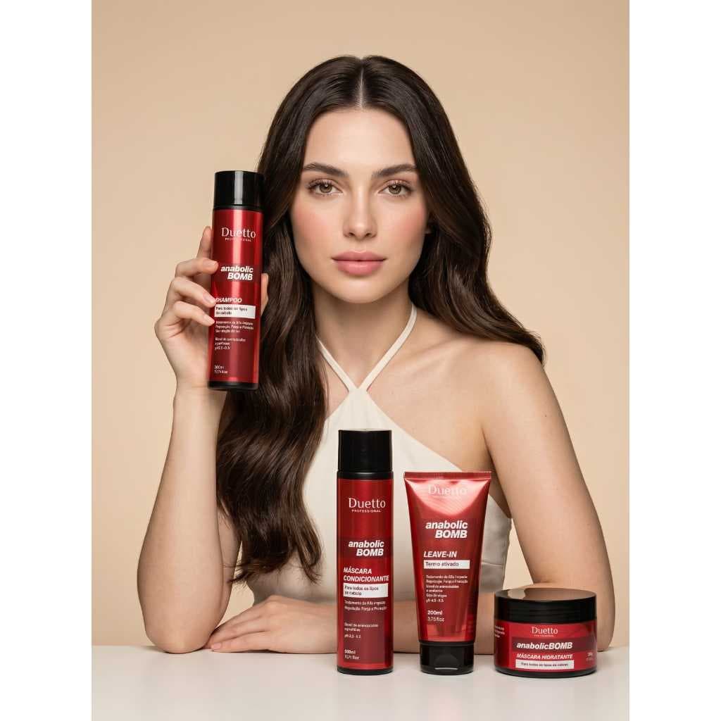 Kit Hidratação Home Care Anabolic Bomb Duetto Professional