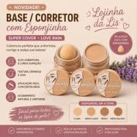 Base/corretor com esponjinha