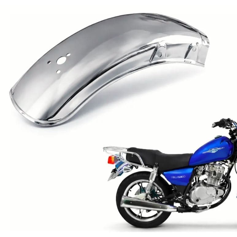 Paralama Traseiro Intruder 125 Ferro cromado
