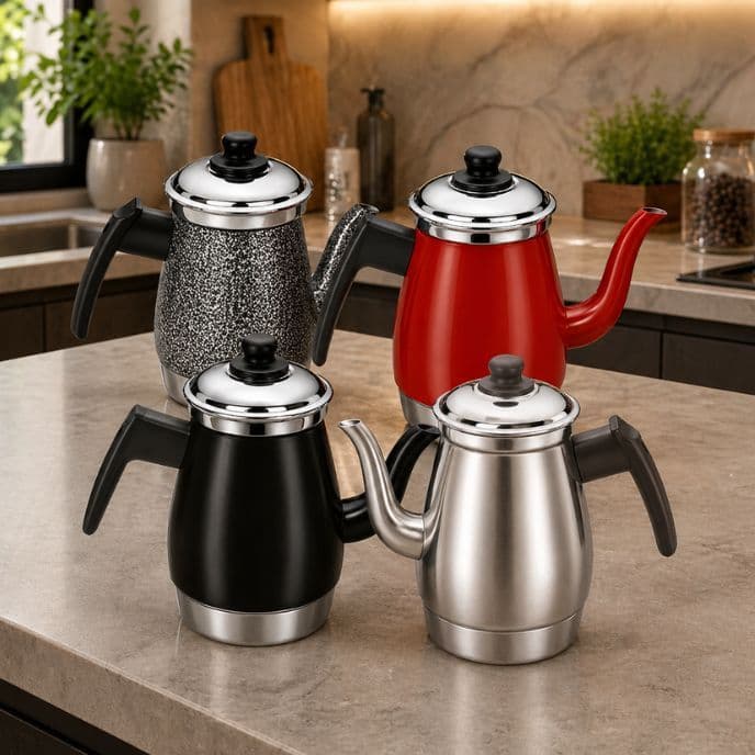 Bule Multiuso | Café, Chá e Leite | Diversas Cores Aluminio