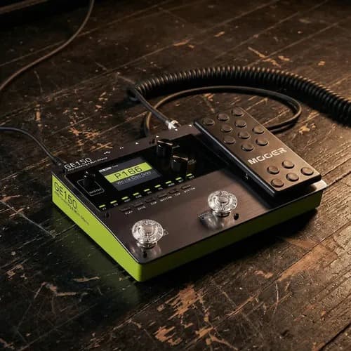 Pedaleira Mooer GE150 Multi Efeitos IR 151 Efeitos 55 Amps Looper USB Guitarra Profissional