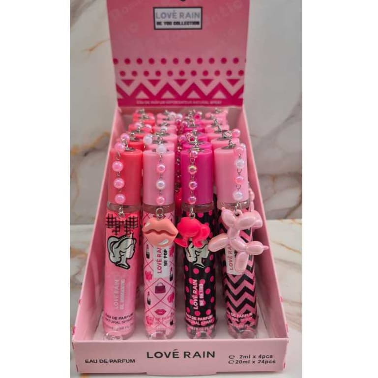 Perfume Feminino 20ml Lové Rain Be You Collection (Romantic, Pop, Retro ,Bold)
