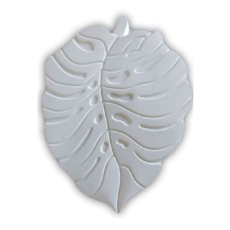 forma gesso cimento pisante folha grande jardim 29x 36