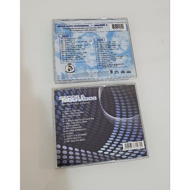 kit 2 cds secos e molhados