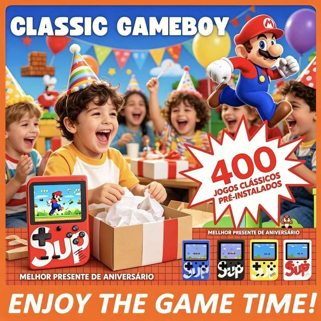 Mini Video Game Sup Game Box 400 Games In 1 Portable Old Classic Games Old 80s
