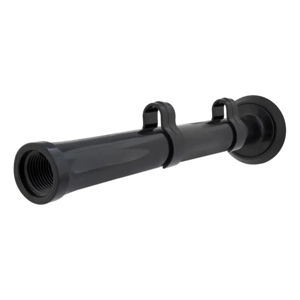 Cano Reforçado Com 30 Cm P/ Ducha Chuveiro 1/2 Preto -fame