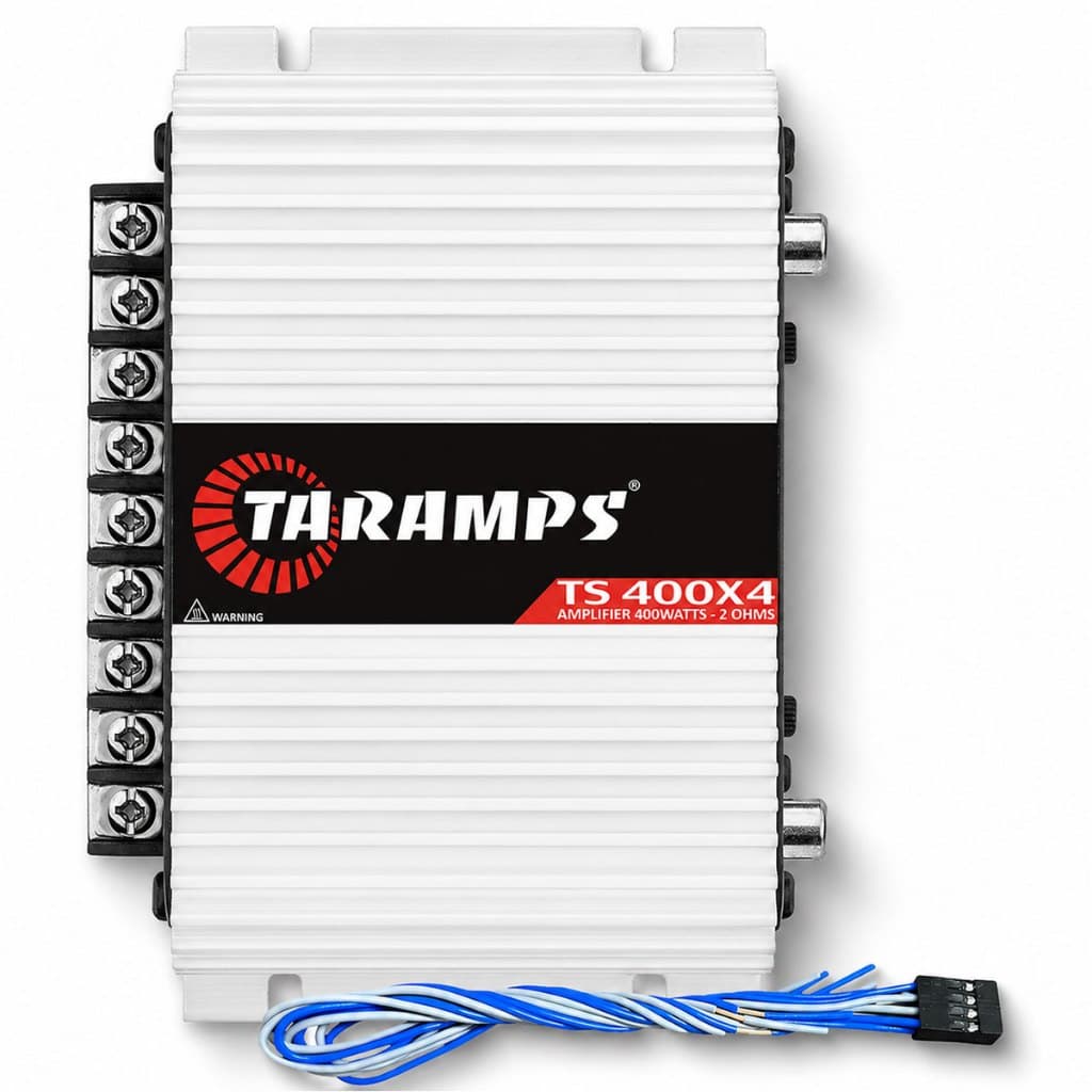 Modulo Amplificador Taramps Ts400x4 V6 400w Rms 2 Ohms 4 Canais Entrada Fio