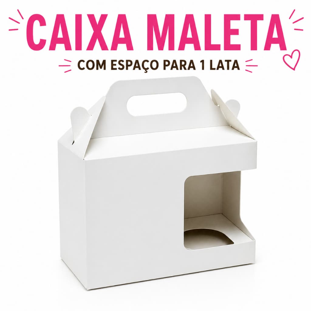 Caixa Maleta lembrancinha, Delivery, Presente, Kit festa, Kit Lanche, Doces, Roupas, Lanche escolar 5/10/15/20/25 e 30UN
