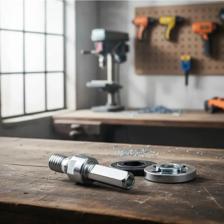 Haste Eixo Suporte Adaptador Universal Disco De Corte Desbaste Rebolo Lixa para Furadeira Parafusadeira Furo