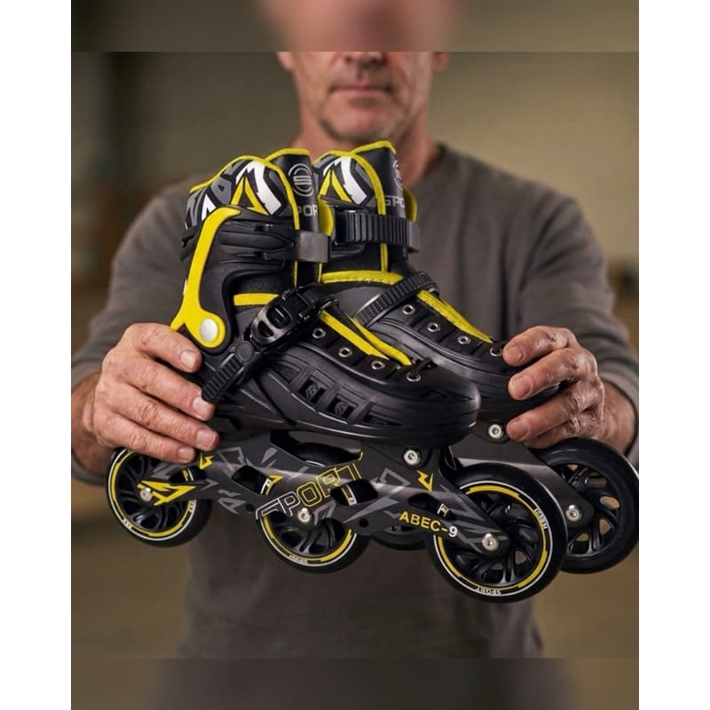 Patins Roller In Line Adulto Abec 9 Ajustável Profissional Rodas 84 MM Varias Cores