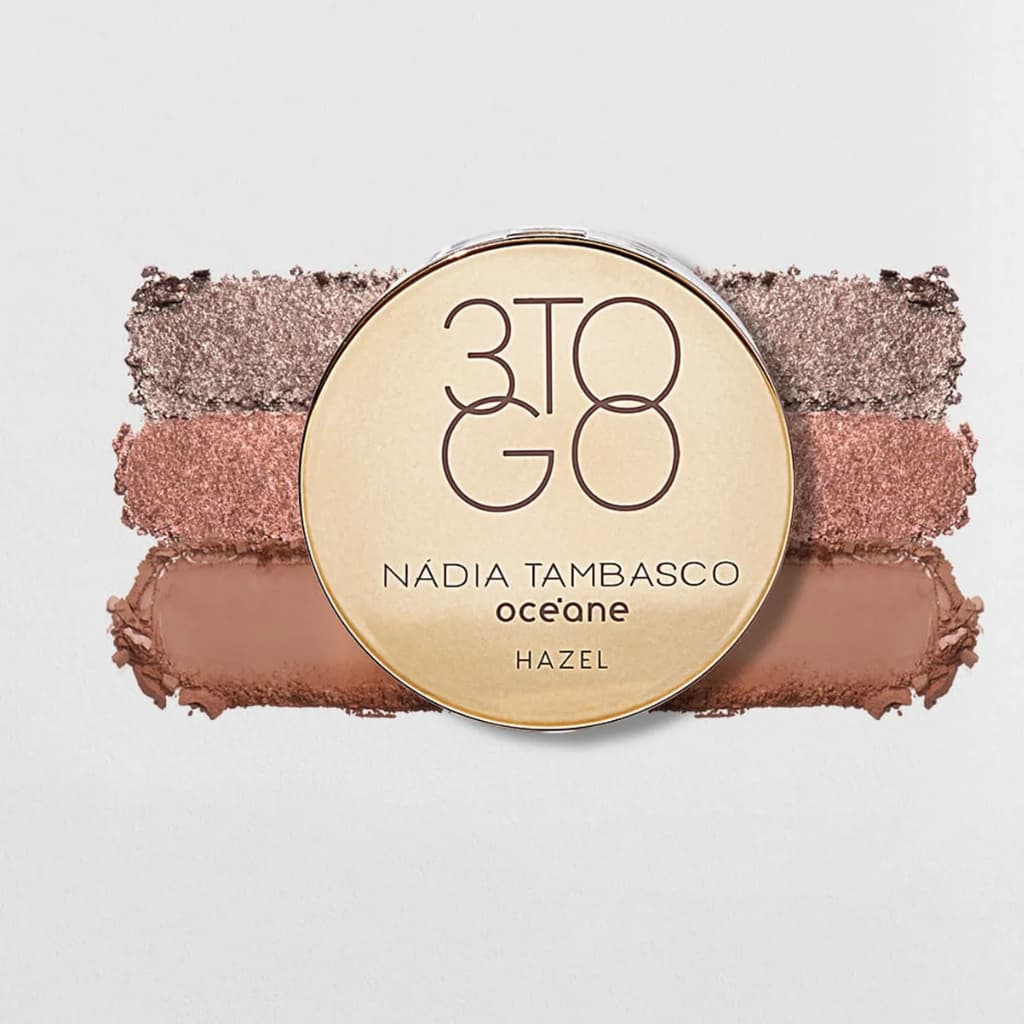 Trio de Sombras Nádia Tambasco By Océane - 3 To Go Palette 7,8g