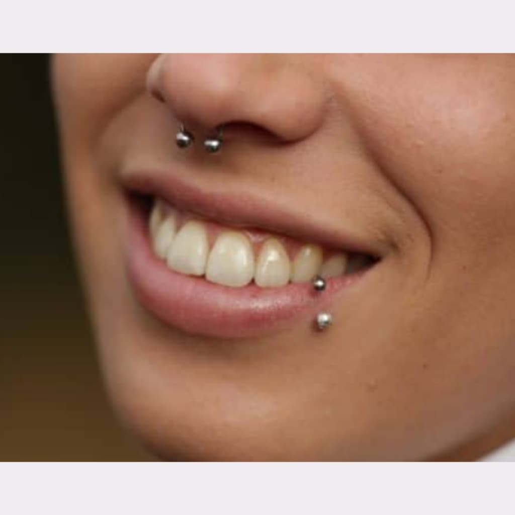 Piercing Ferradura Aço Cirúrgico Smile Tragus Septo Labret Conch 316L